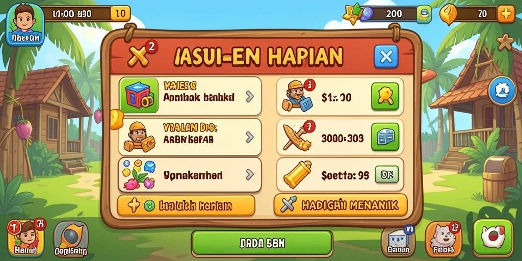 Aksi seru dalam pertempuran melawan musuh.