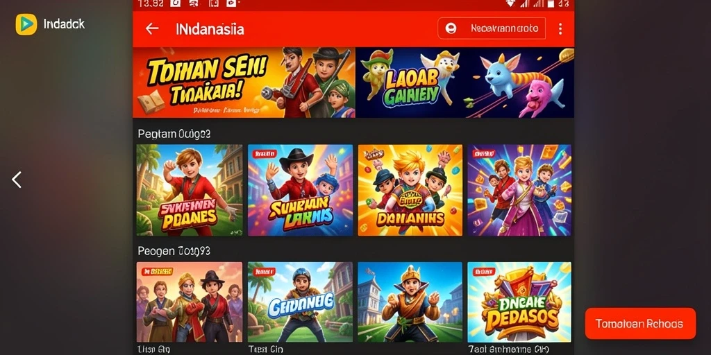 Tangkapan layar ketiga menampilkan karakter dengan desain unik.