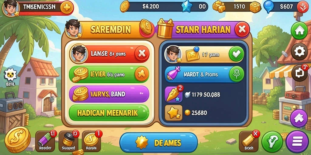 Fitur komunitas yang memungkinkan interaksi antar pemain.
