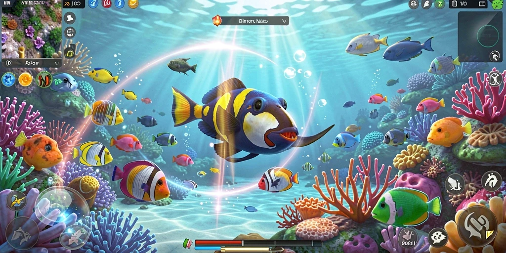 Screen capture dari elemen gameplay yang menakjubkan.