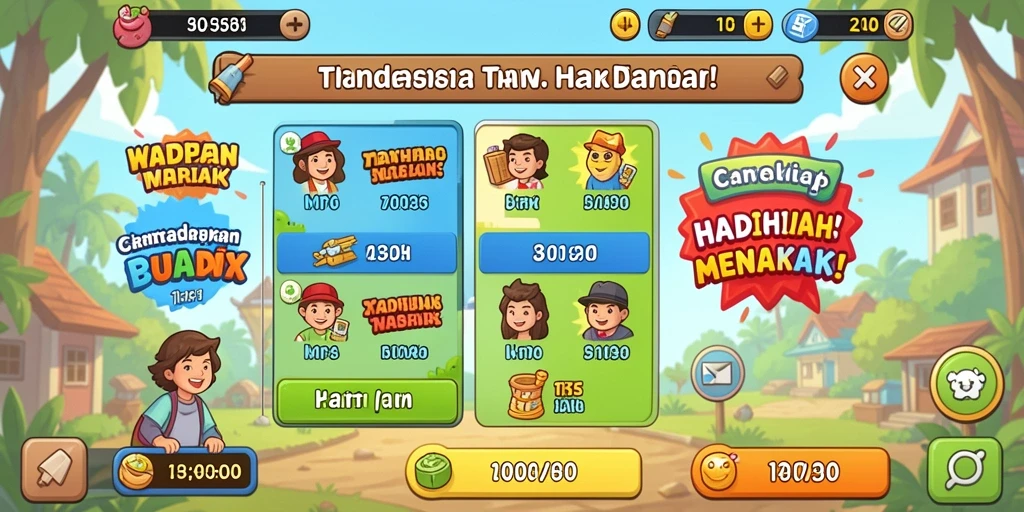 Mode multiplayer untuk bermain bersama teman.