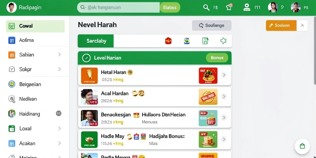 Hadiah menarik untuk setiap pencapaian pemain.