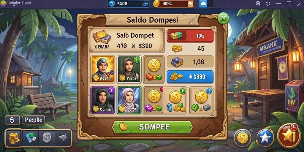 Ilustrasi aksi seru dalam mode multiplayer yang kompetitif.