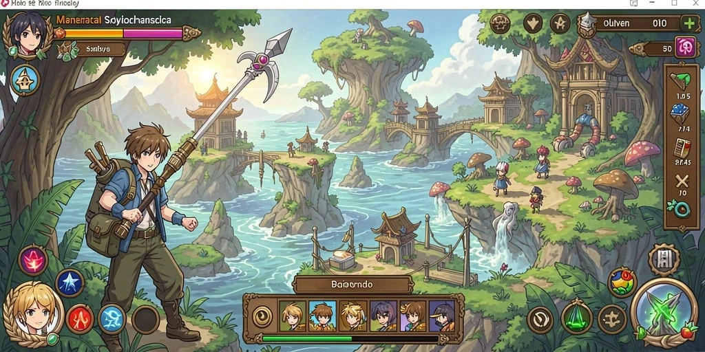 Screenshot menyoroti fitur multiplayer yang menarik.