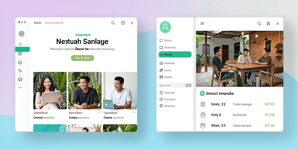 Screenshot memperlihatkan menu kustomisasi karakter yang menarik.