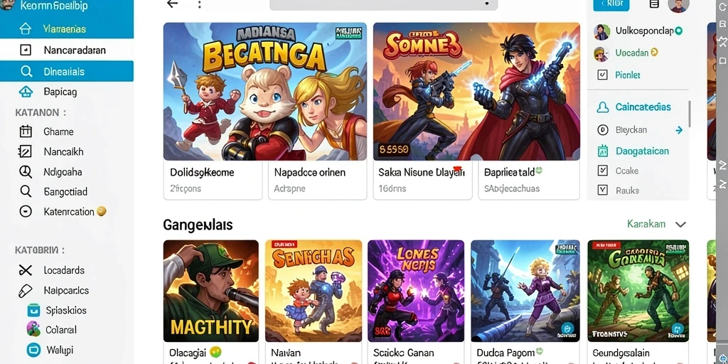 Tantangan seru di setiap level yang dimainkan.